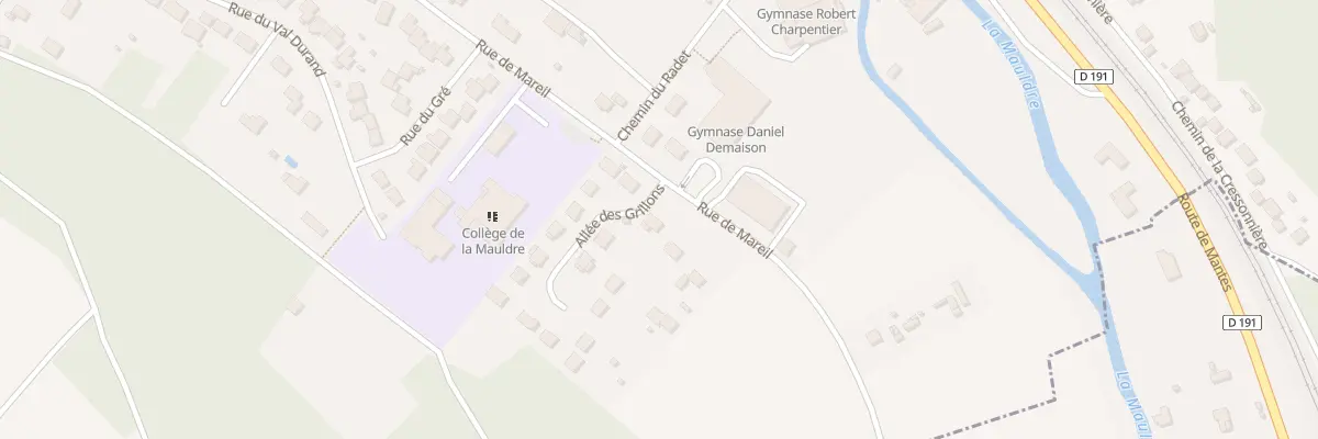 Plan du 5603 Rue de Mareil à Maule
