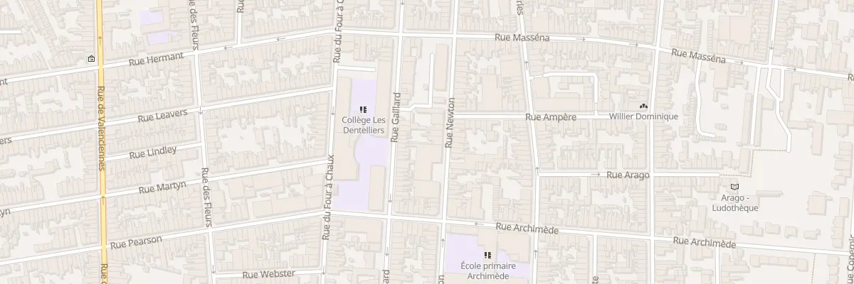 Plan du 46 Rue Newton à Calais