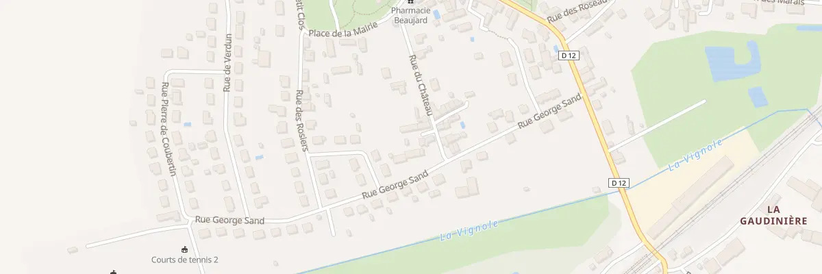 Plan du 5006 Rue du Château à Neuvy-Pailloux