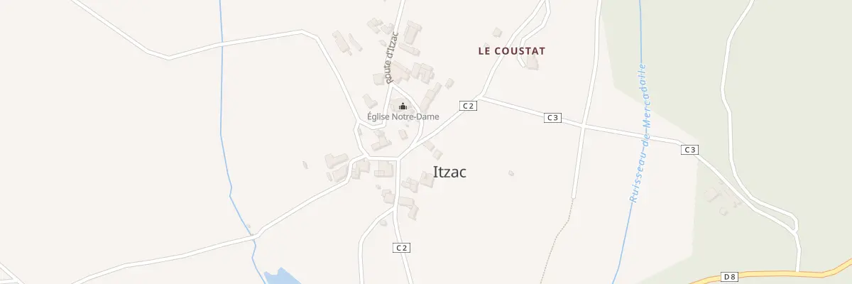 Plan du 5116 Itzac à Itzac