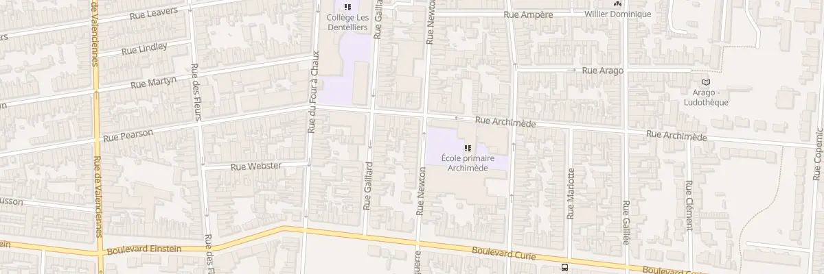 Plan du 80 Rue Newton à Calais