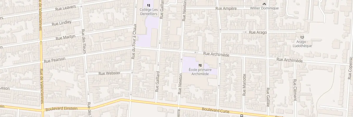 Plan du 78 Rue Newton à Calais