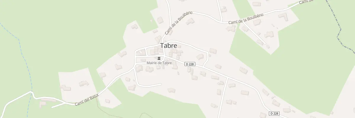 Plan du 17 Cami de la Costo à Tabre