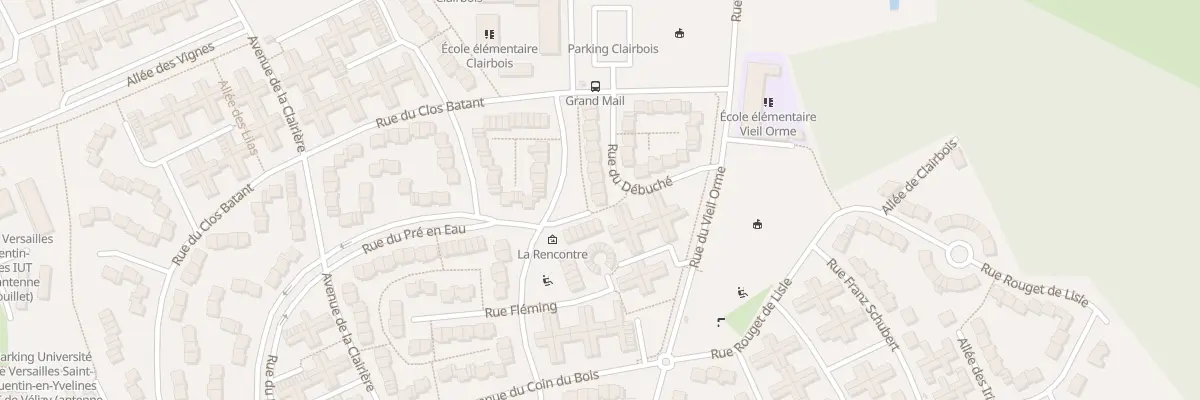 Plan du 9 Rue du Debuche à Rambouillet