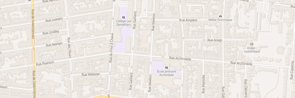 Plan du 66 Rue Newton à Calais