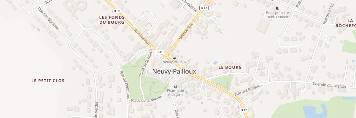 Plan du 5 Rue de la Gare à Neuvy-Pailloux