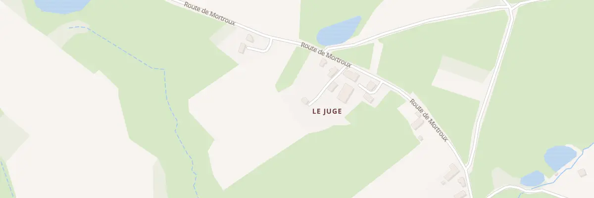 Plan du 5045 Le Juge à Lourdoueix-Saint-Pierre