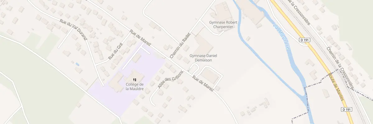Plan du 49 Rue de Mareil à Maule