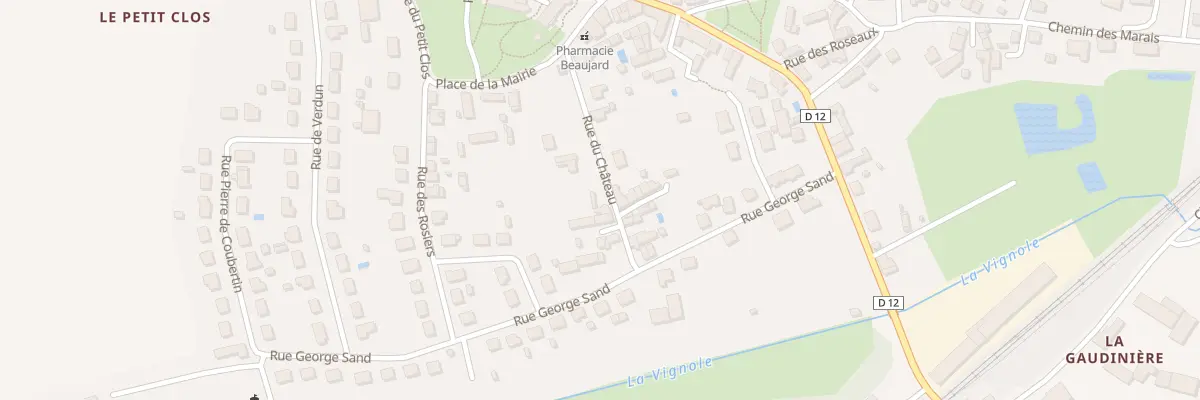 Plan du 2 Rue du Château à Neuvy-Pailloux