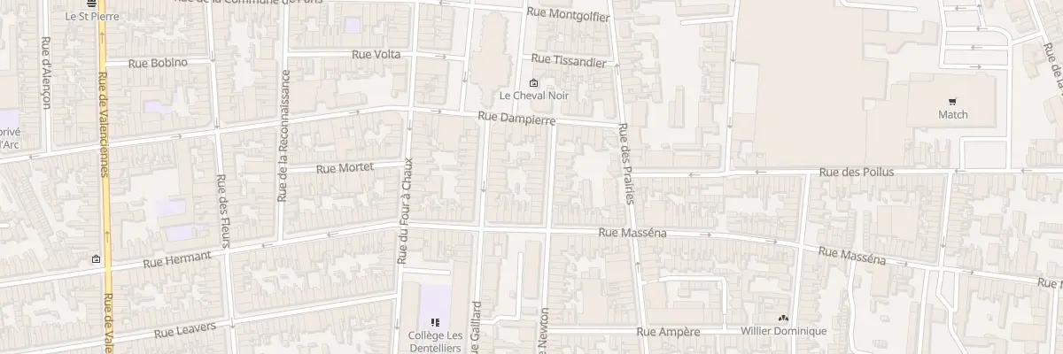 Plan du 14 Rue Newton à Calais
