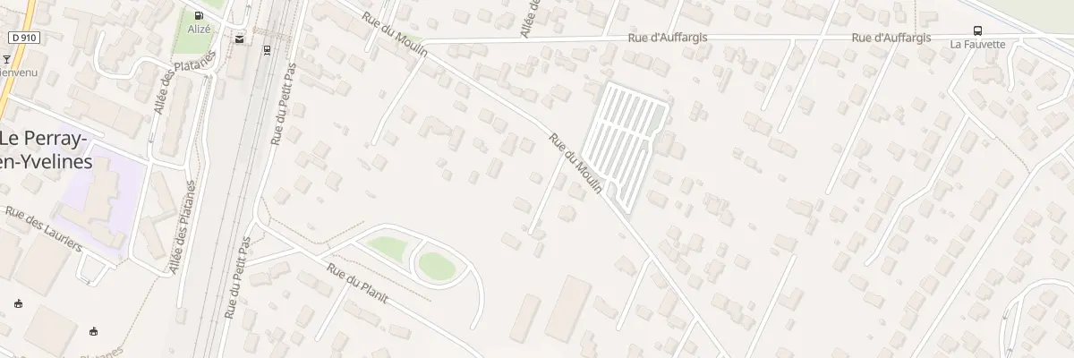Plan du 34 Rue du Moulin au Perray-en-Yvelines