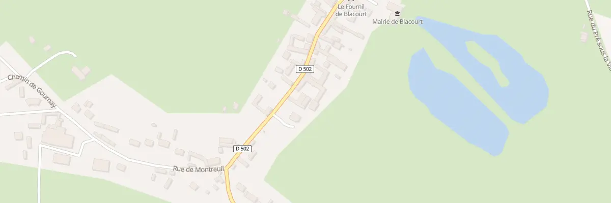 Plan du 11 Rue de la Forge à Blacourt