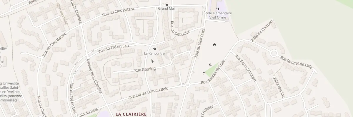 Plan du 1 Rue Fleming à Rambouillet