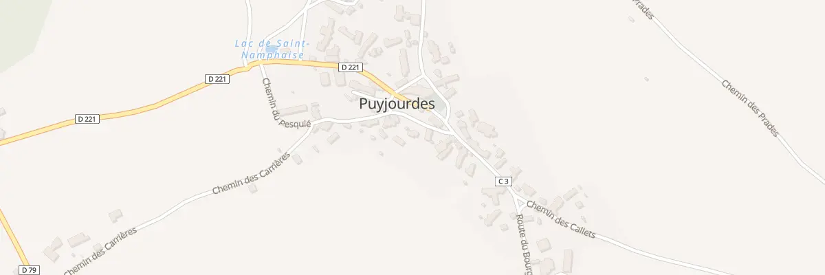 Plan du 132 Che du Canabal à Puyjourdes