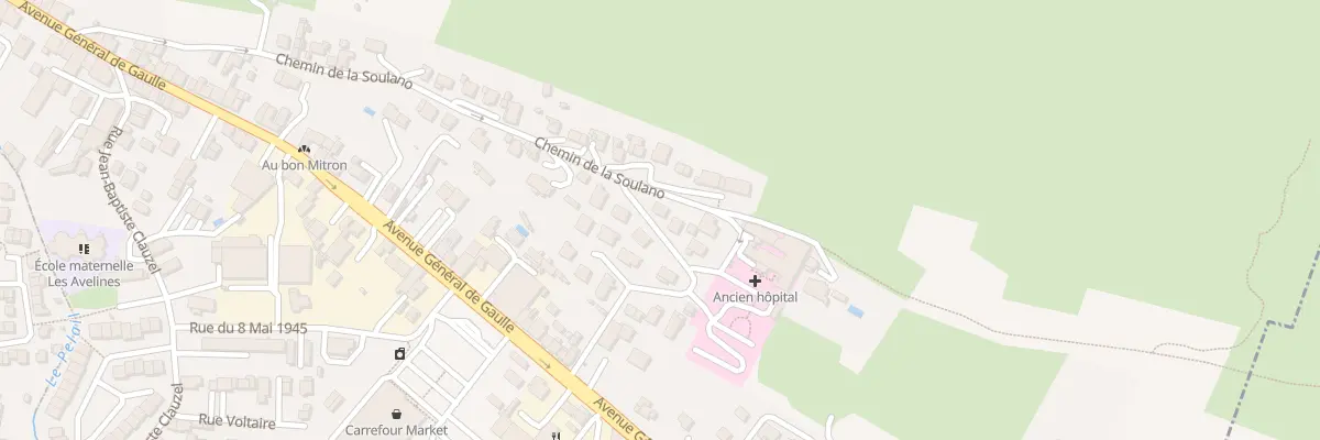 Plan du 12 Rue Ambroise Paré à Lavelanet