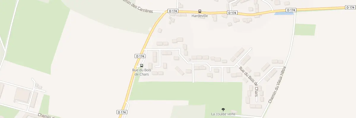Plan du 18 Rue du Bois de Chars à Nucourt