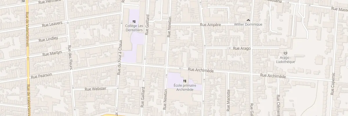 Plan du 69 Rue Newton à Calais