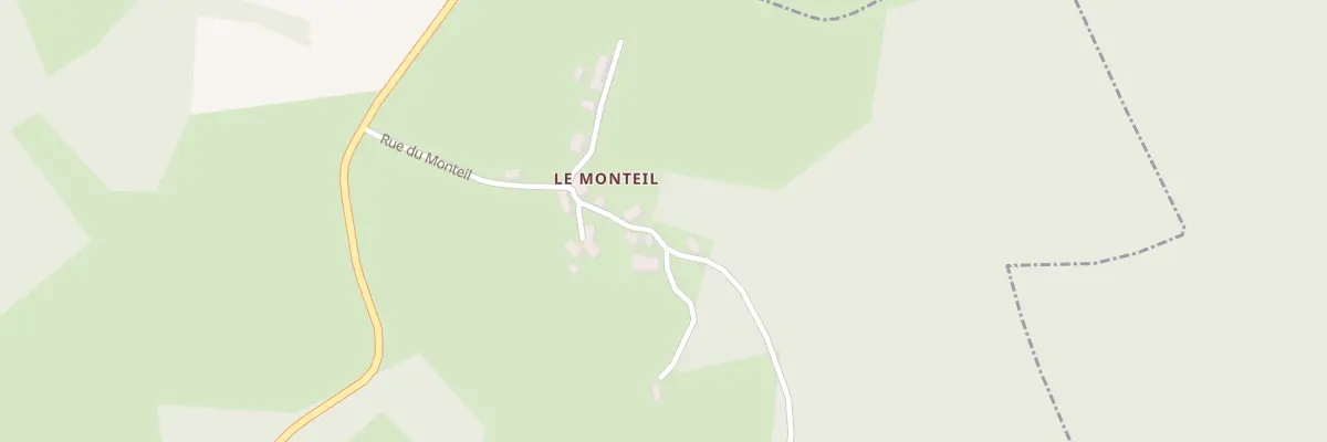 Plan du 5184 Le Monteil à Lacelle