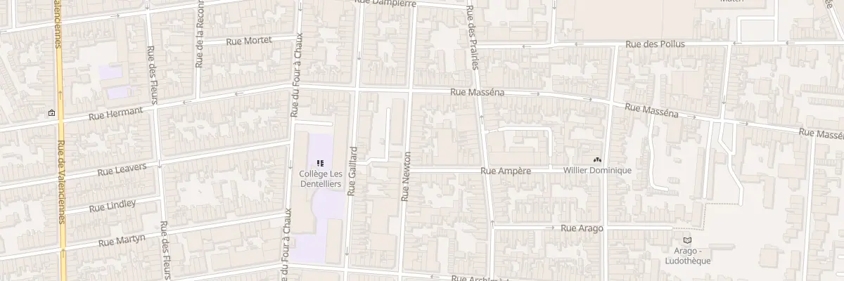 Plan du 27 Rue Newton à Calais