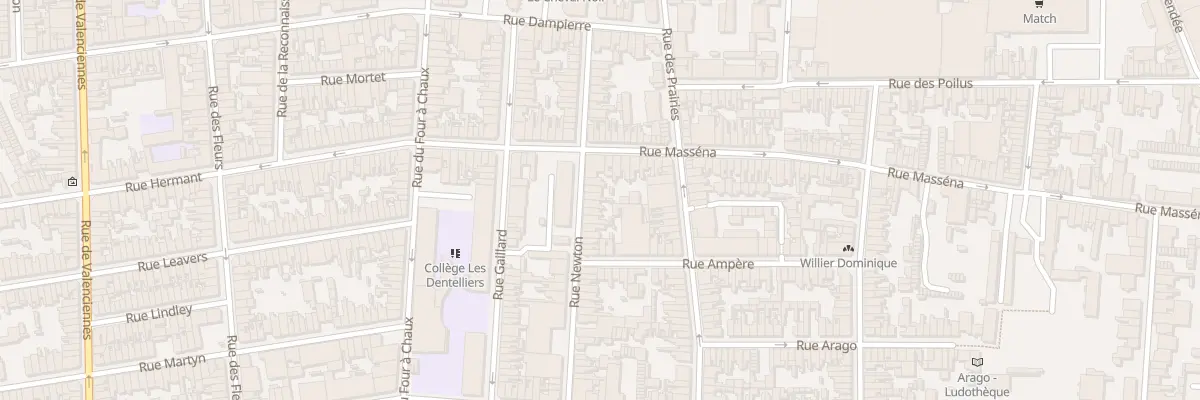 Plan du 21 Rue Newton à Calais