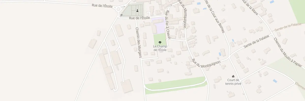 Plan du 4 Che Quatre Vents à Montainville