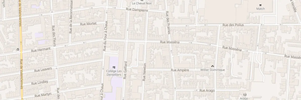 Plan du 17B Rue Newton à Calais