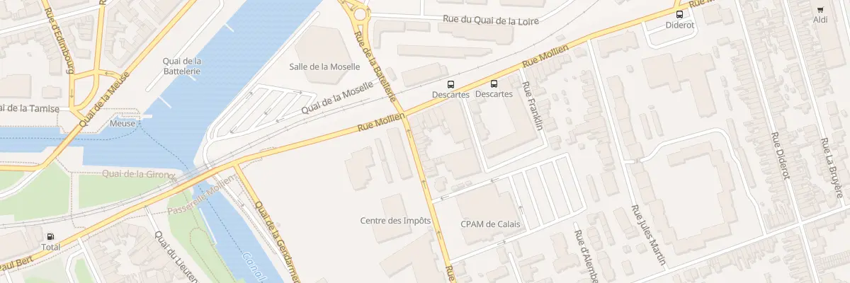 Plan du 7 Rue Descartes à Calais