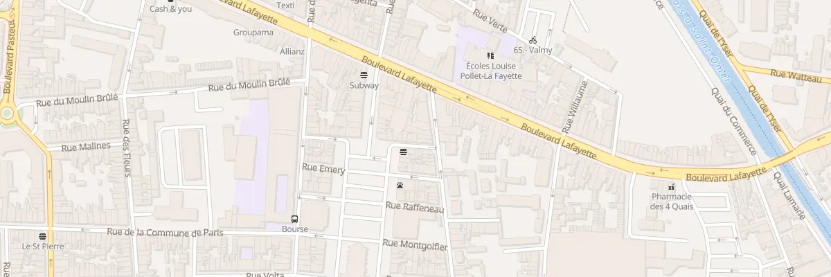 Plan du 7 Rue Babinet à Calais