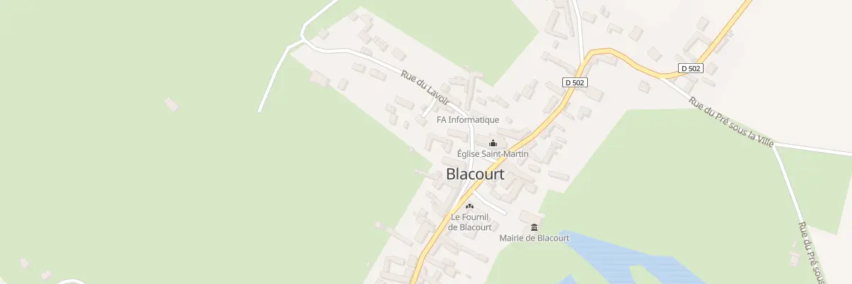 Plan du 4 Pl Yvonne Genty à Blacourt