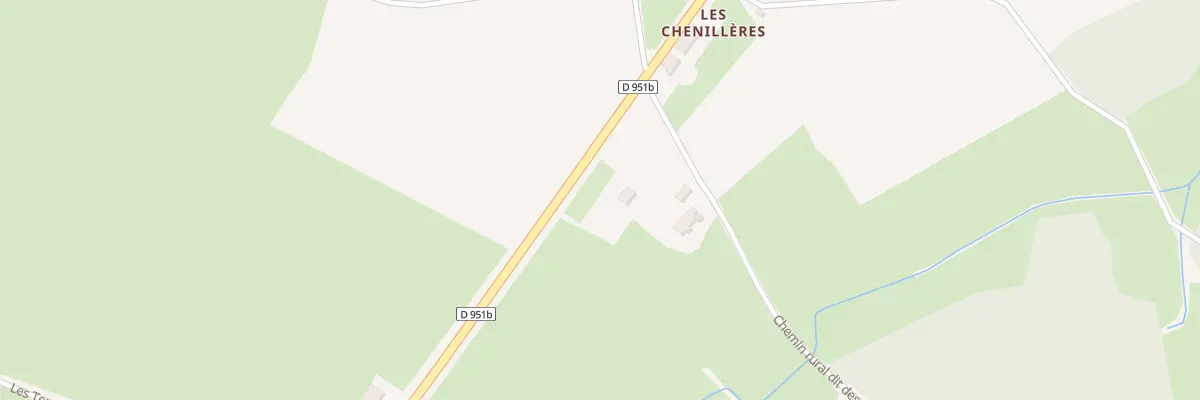 Plan du 5066 Les Chenilleres à Aigurande