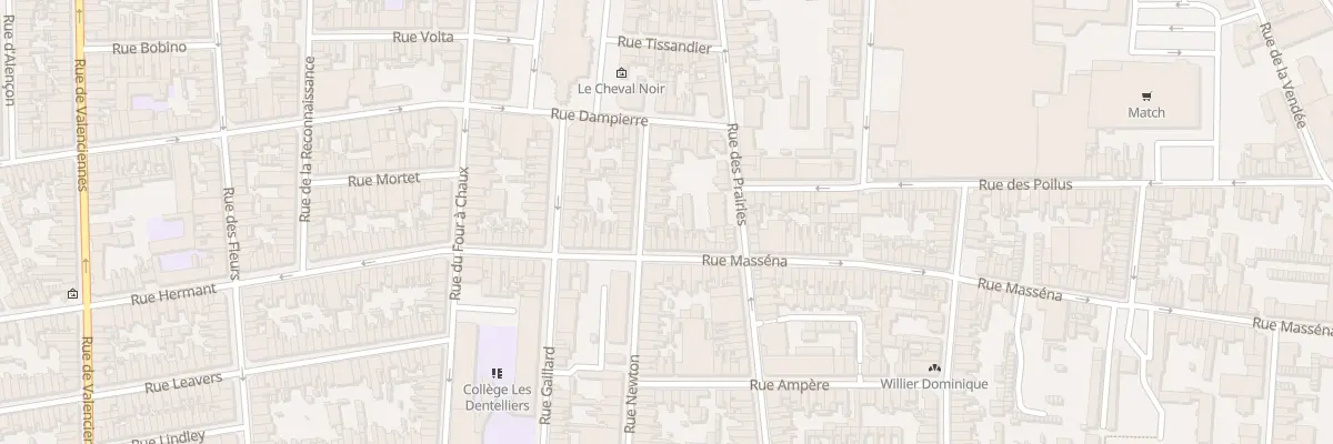 Plan du 15 Rue Newton à Calais
