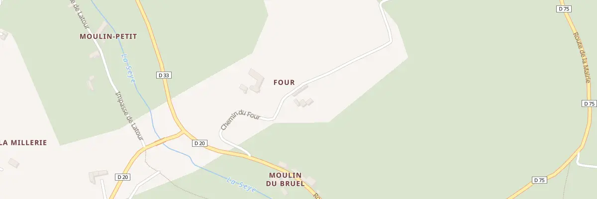 Plan du 5084 Four à Ginals