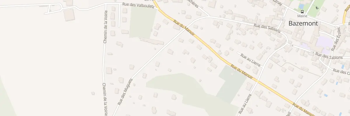 Plan du 6 Rue du Manoir à Bazemont