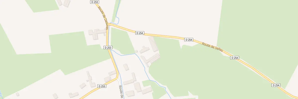 Plan du 8 Rte de Selles à Bournonville