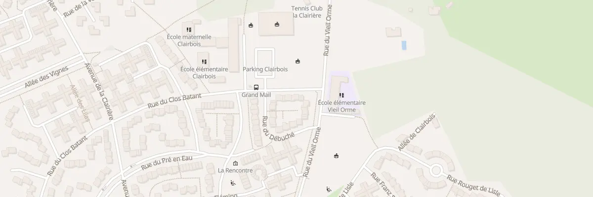 Plan du 3 Rue du Clos Bâtant à Rambouillet