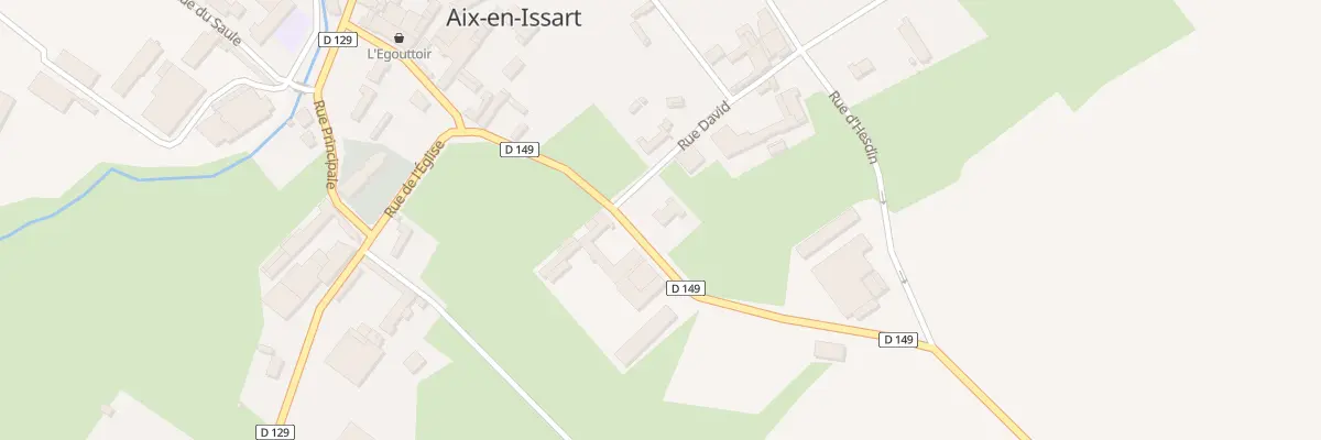 Plan du 2 Rue David à Aix-en-Issart