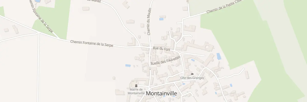 Plan du 2 Rue du Fort à Montainville