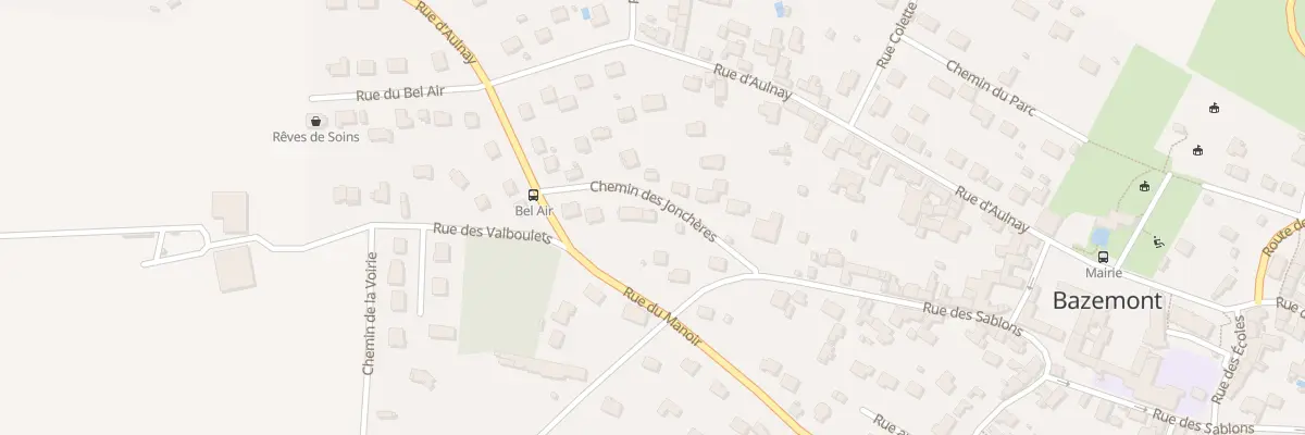 Plan du 9 Rue du Manoir à Bazemont