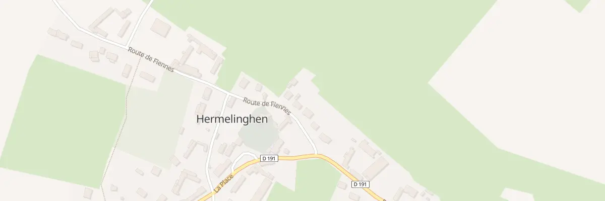 Plan du 90 Rte de Fiennes à Hermelinghen