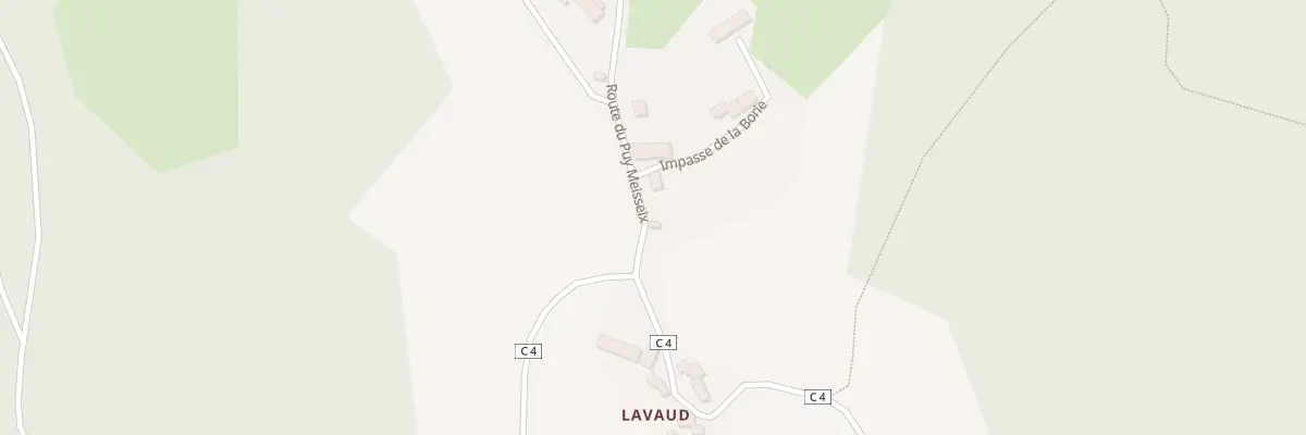 Plan du 5319 Lavaud à Nedde