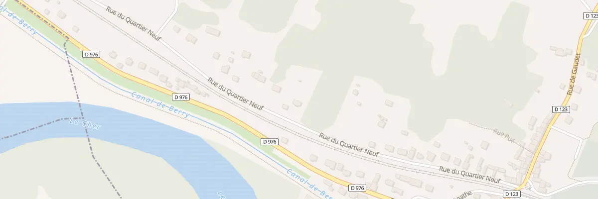 Plan du 56 Rue du Quartier Neuf à Mennetou-sur-Cher