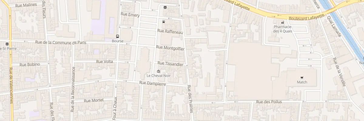 Plan du 40 Rue des Prairies à Calais
