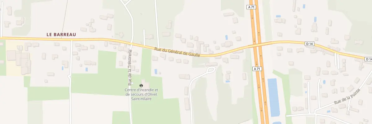 Plan du 3085 Rue du Gen de Gaulle à Olivet