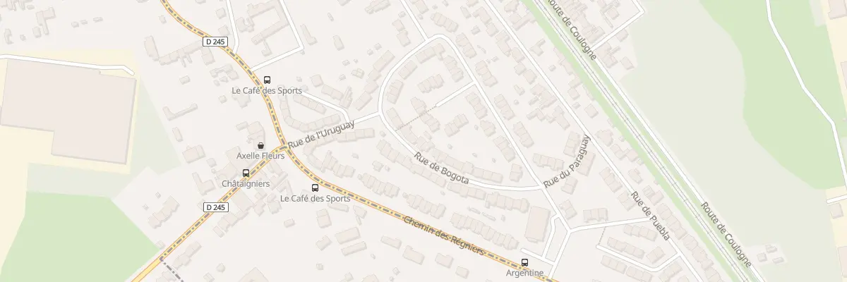 Plan du 161 Rue de Bogota à Calais