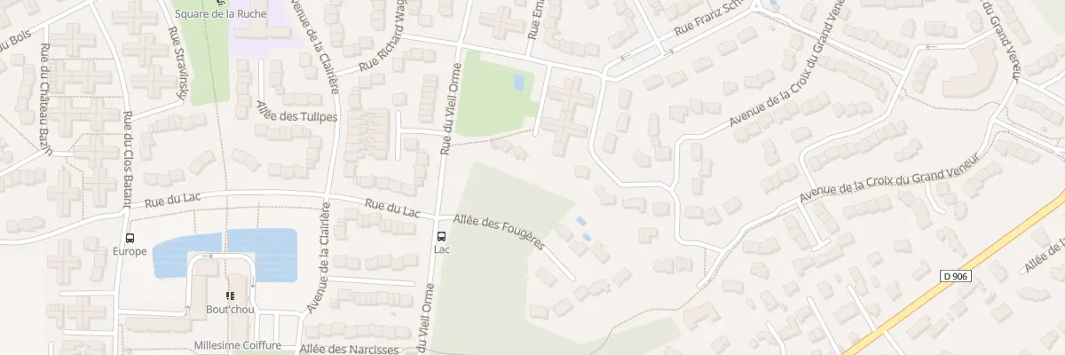 Plan du 7B All des Jacinthes à Rambouillet