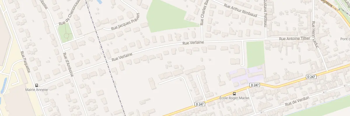 Plan du 233 Rue Verlaine à Coulogne