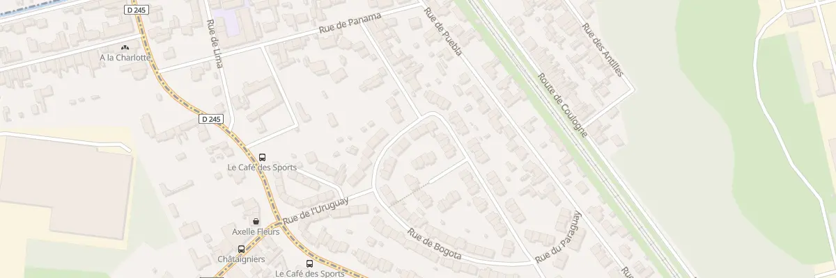 Plan du 23 Rue de Bogota à Calais
