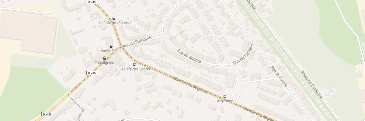 Plan du 190 Rue de Bogota à Calais