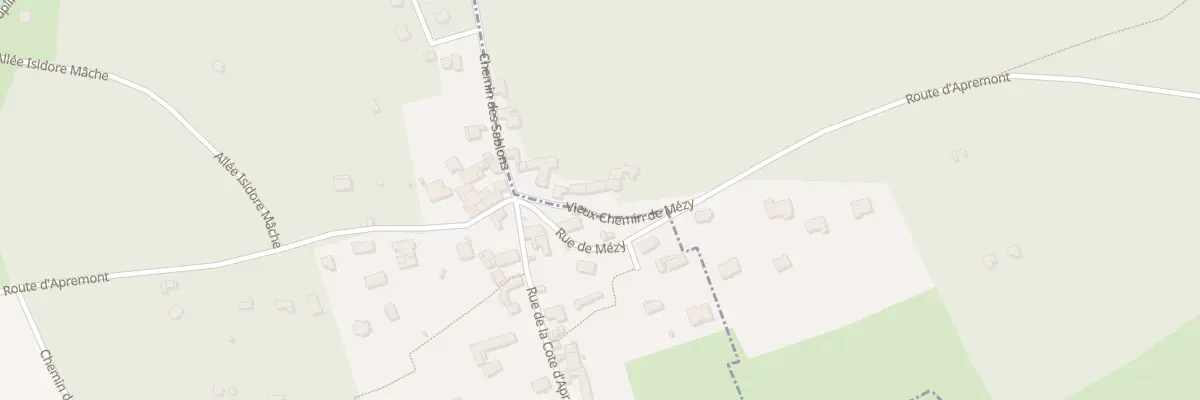 Plan du 5 Rue Vieux Chemin de Mezy à Mézy-sur-Seine