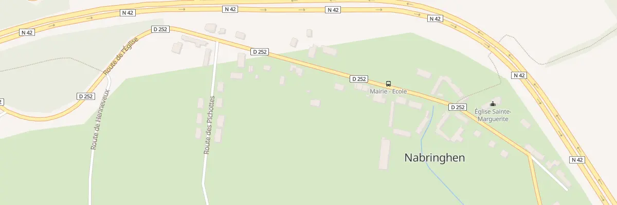 Plan du 28 Rte de l’Eglise à Nabringhen
